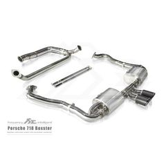 Εξάτμιση από καταλύτη και πίσω της FI Exhaust για Porsche Boxster 718 / Cayman 718 2.0/2.5l (PH-718-CBV)