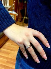 Μονόπετρο 18k με Μπριγιαν-thumb-2