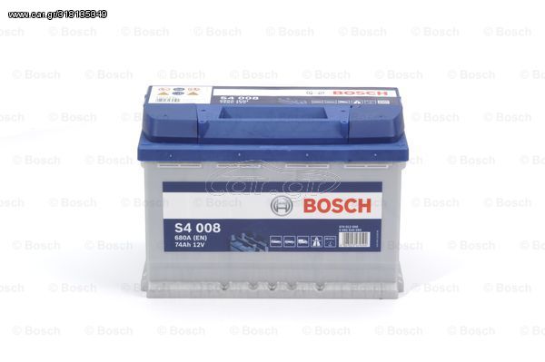 Μπαταρία εκκίνησης BOSCH 0092S40080 για Mercedes-Benz 190 W201  2500cc D 94ps 1989-1993 OM 602.911 46227869 46227873 000915105AE 000915105AF 4D0915105A 4F0915105A 8E0915105B 8E0915105H 8E0915105L 8K09