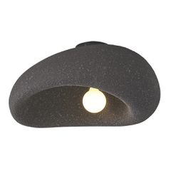 Πλαφονιέρα Οροφής Arte Illumina Teral Φ50cm E27 15W Μαύρη
