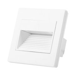 Απλίκα Τοίχου Arte Illumina Slim LED 1W 3000K 86x86x40mm IP20 Λευκή