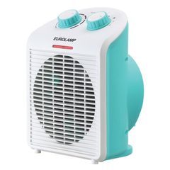 Αερόθερμο Μπάνιου 2000W 220-240V IP21 με 2 ταχύτητες 1000W/2000W και κάλυψη χώρου έως 20m² λευκό γαλάζιο