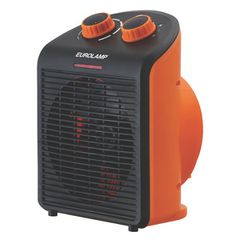 Αερόθερμο Μπάνιου 2000W 220-240V IP21 με 2 ταχύτητες 1000W/2000W και κάλυψη χώρου έως 20m² μαύρο πορτοκαλί