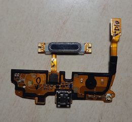  LG L90 D405 κάτω πλακέτα με USB μικρόφωνο και Κεντρικό Κουμπί / Home Button Flex  