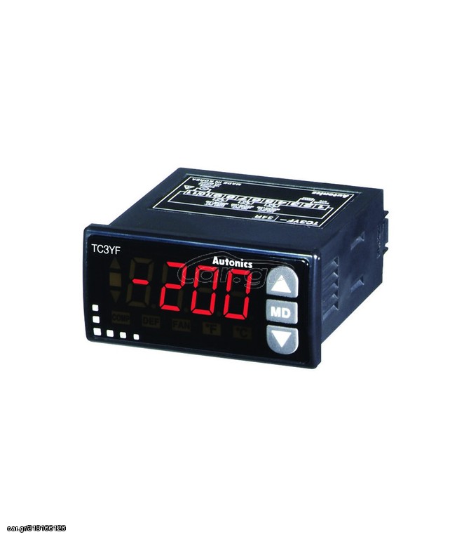 ΘΕΡΜΟΜΕΤΡΟ PANEL METER ΜΕ ΕΞΟΔΟ 2 ΡΕΛΕ