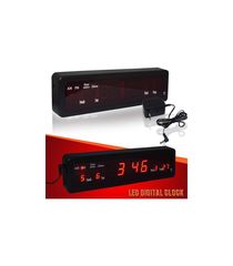 ΡΟΛΟΙ ΘΕΡΜΟΜΕΤΡΟ ΗΜΕΡΟΛΟΓΙΟ LED 32x8.5cm
