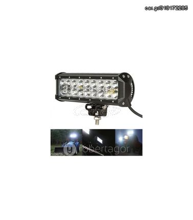 ΑΔΙΑΒΡΟΧΟΣ ΠΡΟΒΟΛΕΑΣ LED LIGHT BAR 54W 5400lm 10 - 30 vDC