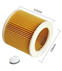 ΦΙΛΤΡΟ HEPA ΒΑΡΕΛΑΚΙ 80mm KARCHER MV2 MV3 WD3, A2024, A2101, 6.414-55
