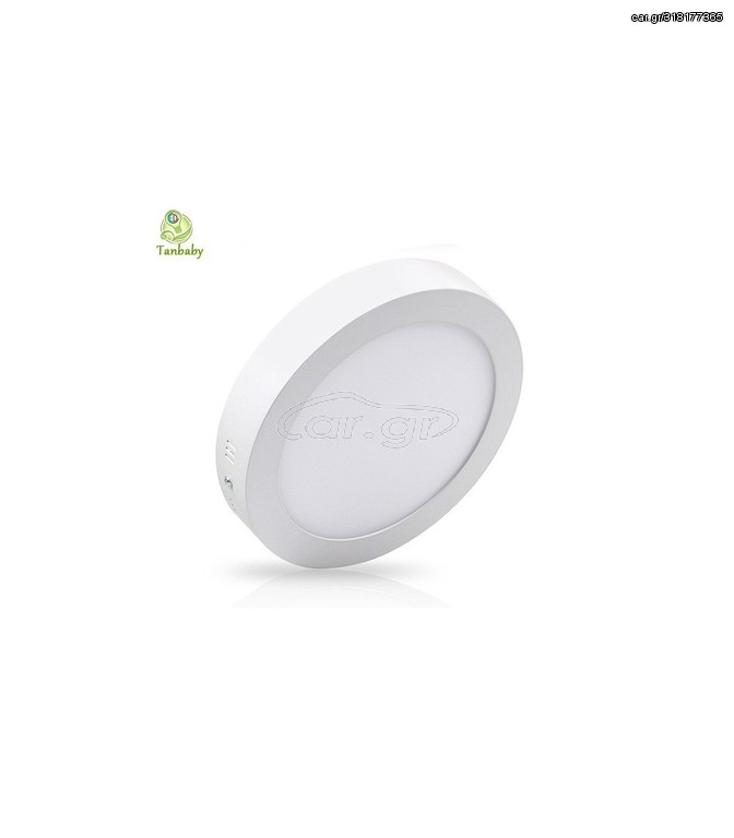 LED ΠΑΝΕΛ ΟΡΟΦΗΣ ΣΤΡΟΓΓΥΛΟ ΕΞΩΣΕΡΙΚΟ 6000k