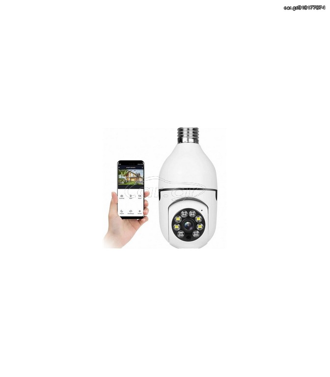 ΚΑΜΕΡΑ ΤΥΠΟΥ ΛΑΜΠΤΗΡΑ E27, 360° WIFI CAMERA