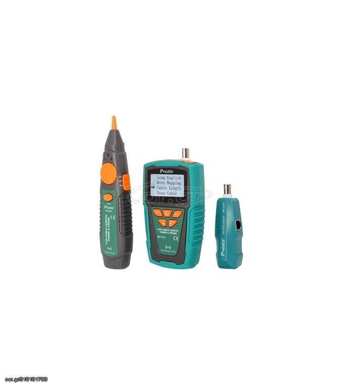 LAN TESTER CABLE ΜΕ ΓΕΝΝΗΤΡΙΑ ΣΗΜΑΤΟΣ LCD & ΑΝΑΛΥΤΗ ΓΡΑΜΜΗΣ