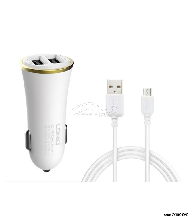 ΦΟΡΤΙΣΤΗΣ ΑΥΤΟΚΙΝΗΤΟΥ MICRO USB 3.4A
