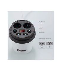 ΦΟΡΤΙΣΤΗΣ Remax 3.1A USBx2 Black