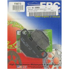 Τακάκια EBC FA067/3 Organic Base "FA" Brake Pads