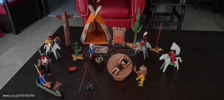 Playmobil χωριό ινδιάνων 