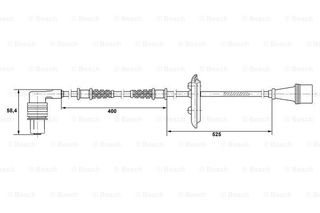 Αισθητήρας, στροφές τροχού BOSCH 0265001282 για Mercedes-Benz E-Class Coupe C124 3600cc AMG 272ps 1994-1997 M 104.992 (AMG 3.6)