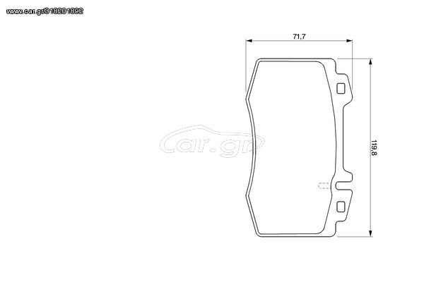 Σετ τακάκια, δισκόφρενα BOSCH 0986494012 για Mercedes-Benz ML W163 3200cc 320 218ps 1998-2002 M 112.942 M6107E01 A0034200520 A0034200820 A0034201820 A0034204220 A0044200420 A1634200620 A163420062037 A