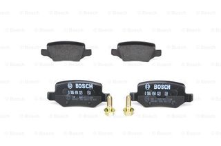 Σετ τακάκια, δισκόφρενα BOSCH 0986494023 για Mercedes-Benz A-Class W168 1700cc A170 CDI 95ps 2001-2004 OM 668.942 A1684200420 A1694200420 A1694201120 A1694201420 A1694201720 A4144200120 1684200420 169