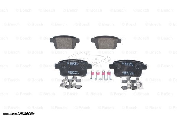 Σετ τακάκια, δισκόφρενα BOSCH 0986494331 για Mercedes-Benz Citan 1500cc 108 CDI 75ps 2012- OM 607.951 A4154210410 4154210410 440604876R 440606267R 7701209869 440604876R