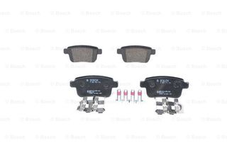 Σετ τακάκια, δισκόφρενα BOSCH 0986494331 για Mercedes-Benz Citan 1500cc 108 CDI 75ps 2012- OM 607.951 A4154210410 4154210410 440604876R 440606267R 7701209869 440604876R