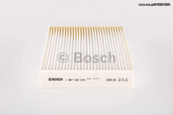 Φίλτρο, αέρας εσωτερικού χώρου BOSCH 1987432034 για Smart Cabrio 700cc 61ps 2003-2005 M 160.921 FR958016 MR958016 MZ690962 TS200003