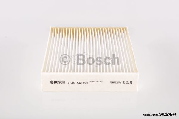 Φίλτρο, αέρας εσωτερικού χώρου BOSCH 1987432034 για Smart Coupe 700cc 82ps 2003-2005 M 160.921 FR958016 MR958016 MZ690962 TS200003