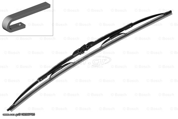 Μάκτρο καθαριστήρα BOSCH 3397012455 για Mercedes-Benz E-Class SW S210 2100cc D 143ps 1999-2003 OM 611.961