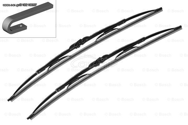 Μάκτρο καθαριστήρα BOSCH 3397118420 για Mercedes-Benz SLK-Class R170 2000cc 200 136ps 1996-2000 M 111.946 1954654 6153467 86VB17528A1B FB0267330 G22667330 G22667330A 7701410008 7701423034 7701423212 7