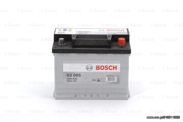 Μπαταρία εκκίνησης BOSCH (R) 56AH 0092S30050 για Mercedes-Benz 190 W201  2600cc 166ps 1986-1989 M 103.942 60627450 60627451 8N7915105A 61211371405 61216927453 61217567390 E364046 ZC9865385 ZC9875534U