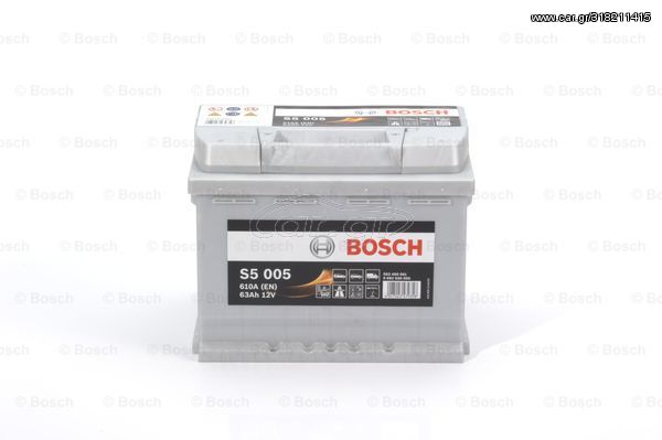 Μπαταρία εκκίνησης BOSCH (R) 63AH 0092S50050 για Mercedes-Benz A-Class W168 1400cc A140 82ps 1997-2004 M 166.940 46227867 50503189 60677705 71751141 000915105AC 000915105AD 1J0915105A 1J0915105AC 1J09