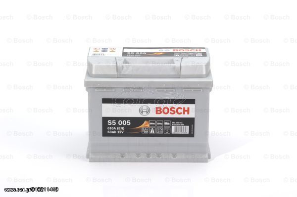 Μπαταρία εκκίνησης BOSCH (R) 63AH 0092S50050 για Mercedes-Benz A-Class W168 1600cc A160 102ps 1997-2004 M 166.960 46227867 50503189 60677705 71751141 000915105AC 000915105AD 1J0915105A 1J0915105AC 1J0