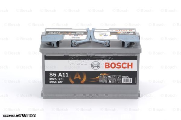 Μπαταρία εκκίνησης BOSCH 0092S5A110 για Mercedes-Benz B-Class W246 1800cc B180 CDI 109ps 2011- OM 651.901 000915105CD 3D0915105H 5GM915105AB 7P0915105A 95861107521 61217555285 61217555286 61217555718