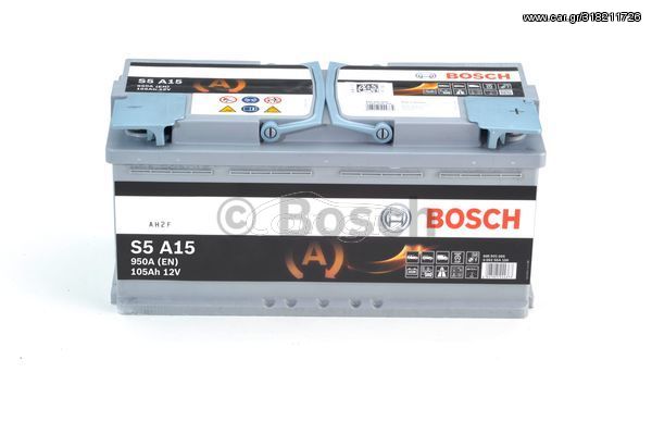 Μπαταρία εκκίνησης BOSCH 0092S5A150 για Mercedes-Benz S-Class Coupe 3000cc S400 4MATIC 367ps 2015-Σήμερα M 276.824 000915105CF 4L0915105 5GM915105AD 5GM915105AE 7P0915105D 95861110520 61216901815 6121