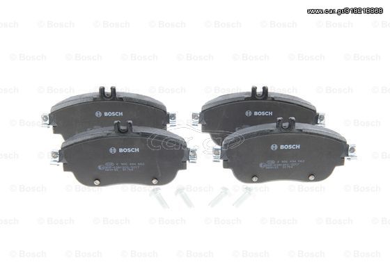 Σετ τακάκια, δισκόφρενα BOSCH 0986494662 για Mercedes-Benz A-Class W176 1800cc A200 CDI 136ps 2012- OM 651.901 A0004203002 A0064204620 A0064208520 A0084200620 0004203002 0064204620 0064208520 00842006