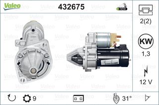 Μίζα VALEO 432675 για Mercedes-Benz CLK-Class C208 2300cc 230 Kompressor 193 1997-2000 M 111.973 069911023G 069911023GX 69911023G 69911023GX 0031512801 003151280180 0041514601 004151460180 0041516401