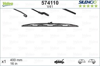 Μάκτρο καθαριστήρα VALEO 574110 για Mercedes-Benz C-Class SW S203 1800cc C200 CGI Kompress 2003-2007 M 271.942 5901370 5901375 60522173 161955427 161998003 51791213 1733613 51791213 6423L4 6423L4 1619