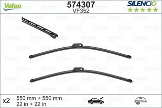 Μάκτρο καθαριστήρα VALEO 574307 για Mercedes-Benz C-Class W203 1800cc C200 CGI Kompressor 2003-2007 M 271.942 2038207000 A2038202545 A2038207000 A2038201545 A2038202545 A2038207000