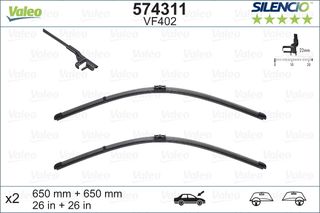 Μάκτρο καθαριστήρα VALEO 574311 για Mercedes-Benz E-Class SW S211 5000cc 306ps 2003-2009 M 113.967 A2118200945 A2118202345 A2118202445 A2118200945 A2118202345 A2118202445 A2128201845 A2128201845 7L099