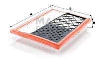Φίλτρο αέρα MANN-FILTER C25004 για Mercedes-Benz GL-Class X164 3000cc 320 CDI 4MATIC 218p 2006-2009 OM 642.940 6420940304 6420940404 6420942104 6420942804 A6420940304 A6420940404 A6420942104 A64209428