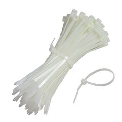 Δεματικά καλωδίων (Cable Ties) 4,8*400mm 100 τεμάχια Λευκά 4780W OEM