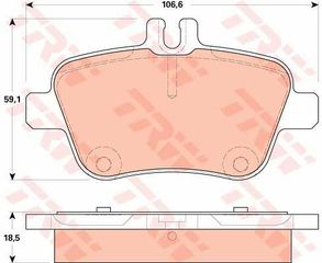 Σετ τακάκια, δισκόφρενα VECTOR VP1920 για Mercedes-Benz A-Class W176 2100cc D 109ps 2014-Σήμερα OM 651.930 0074209420 A0064207920 0064208020 A0064208020 A0074209520 0084202320 0064202320 0064207920 A0