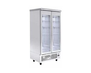 ΠΡΟΣΦΟΡΑ!!! TH GN 089KG ΨΥΓΕΙΟ ΘΑΛΑΜΟΣ 890×700×1860 mm ΣΥΝΤΗΡΗΣΗΣ -1/+8℃ ΜΕ 2 ΚΡΥΣΤΛΛΙΝΕΣ ΠΟΡΤΕΣ & ΜΗΧΑΝΗ ΣΤΗ ΒΑΣΗ
