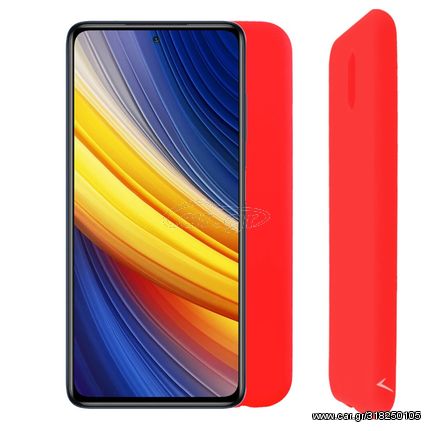 VOLTE-TEL ΘΗΚΗ XIAOMI POCO X3/POCO X3 PRO 6.67" SILICON TPU CAMERA GUARD RED