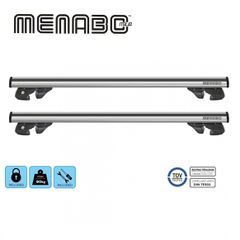 ALFA ROMEO 159 (2005-2011) Μπάρες Οροφής Αλουμινίου Menabo JACKSON XL Crosswagon