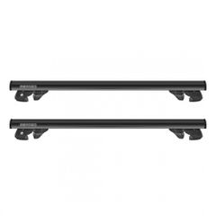 JEEP Grand Cherokee (2005-2008) Μπάρες Οροφής Αλουμινίου Μαύρες Menabo JACKSON XL (WK,WH)