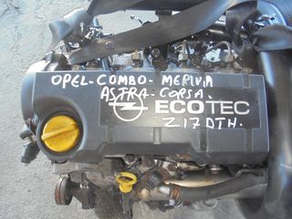 OPEL  COMBO-MERIVA-ASTRA-CORSA-02'-07' - Κινητήρες - Μοτέρ -ΚΩΔ   Z17DTH - 1700cc  DIZEL