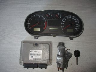 Seat Leon '99 - '05 1,4 16v Σετ Εγκέφαλος Immobilizer