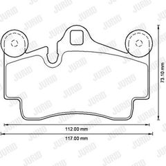 ΣΕΤ ΤΑΚΑΚΙΑ (WHITE - CERAMIC) AUDI-PORSCHE-VW 573227JC