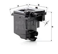 Φίλτρο MANN-FILTER WK 939/2 Z