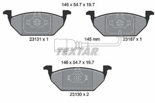 ΤΑΚΑΚΙΑ ΕΜΠΡ GOLF IV ME ΦΙΣΑ 1J0-698-151-D-TEXTAR